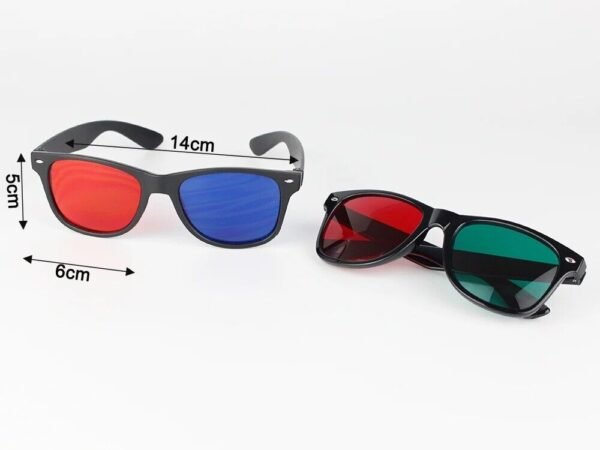 Gafas rojo y azul, entrenamiento de ambliopía, lentes de entreno - Imagen 2